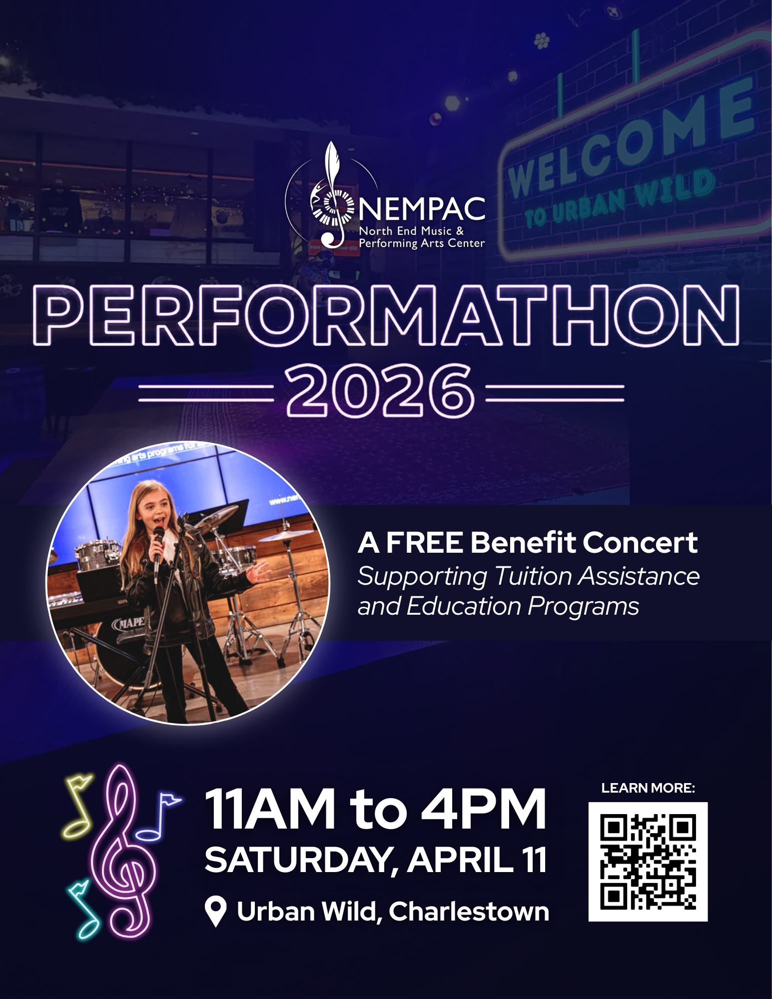 urban wild-2 nempac performathon 2026 at urban wild Charlestown hood park